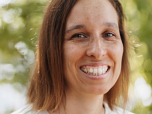 Das Foto einer Frau